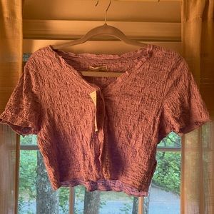NWT Urban Outfitters lavender crop top